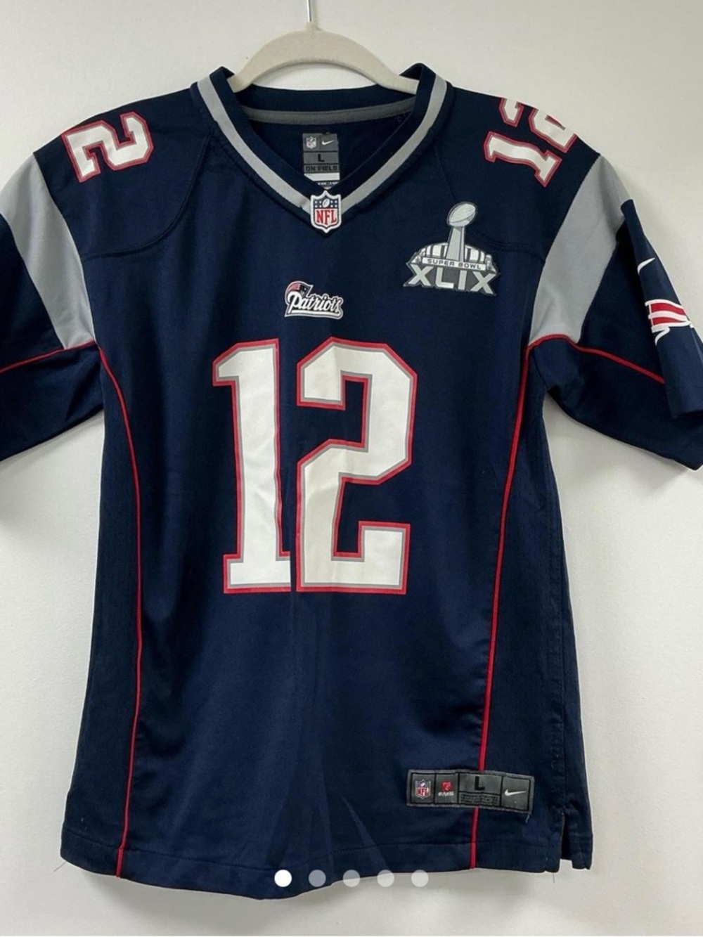 NFL Navy Super Bowl 49 Tom Brady New England Patriots